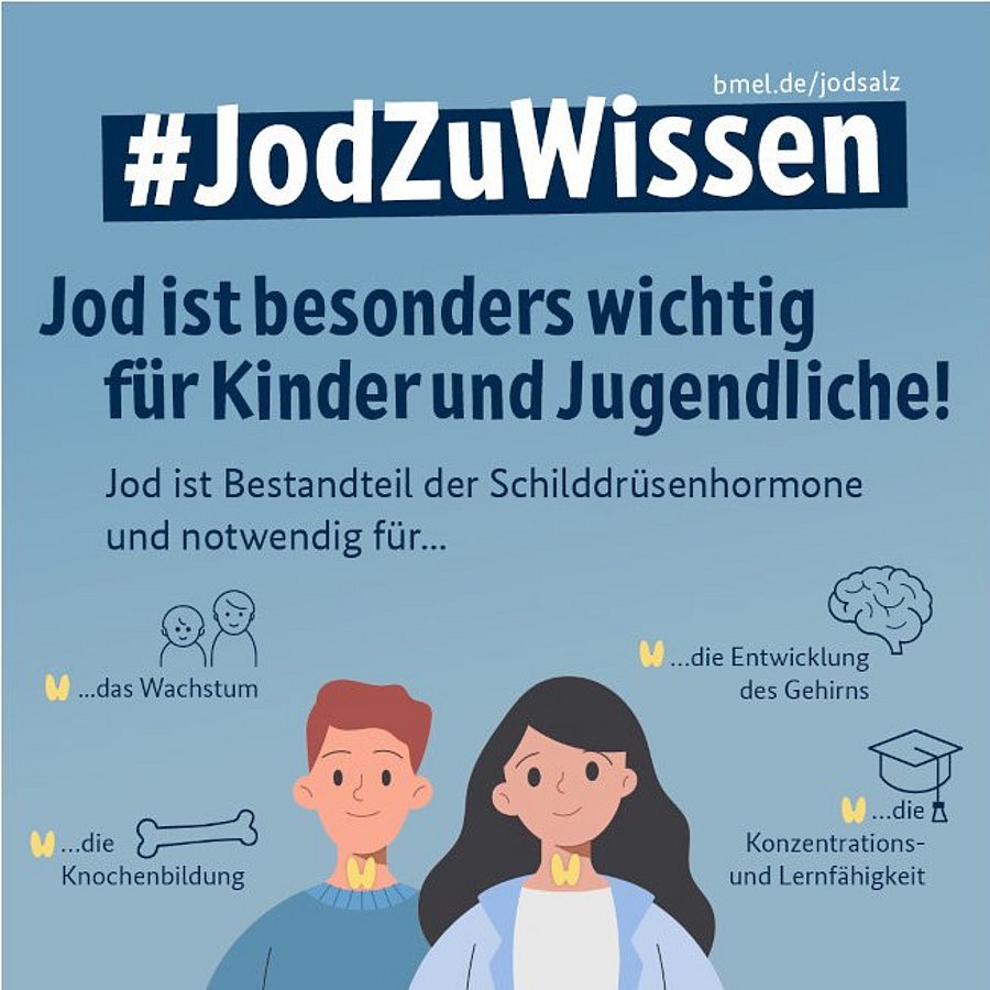 Informationsoffensive Jodsalz: #Jodzuwissen