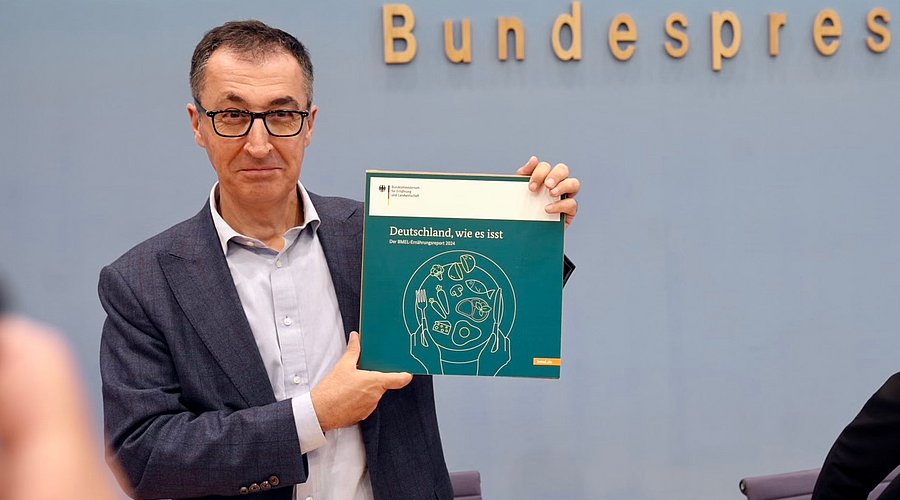 Bundesernährungsminister Cem Özdemir veröffentlicht Ernährungsreport 2024