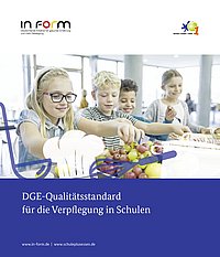Coverbild DGE-Qualitätsstandard für die Verpflegung in Schulen 